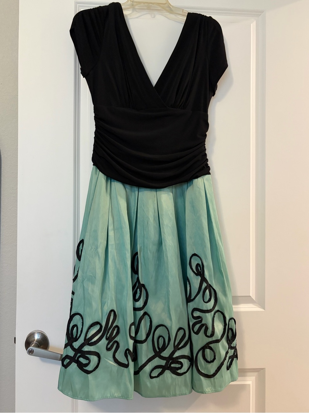 Black and Mint Dress